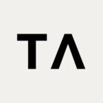 Logo for TACEO featuring the stylized black letters “TA” on a light background.